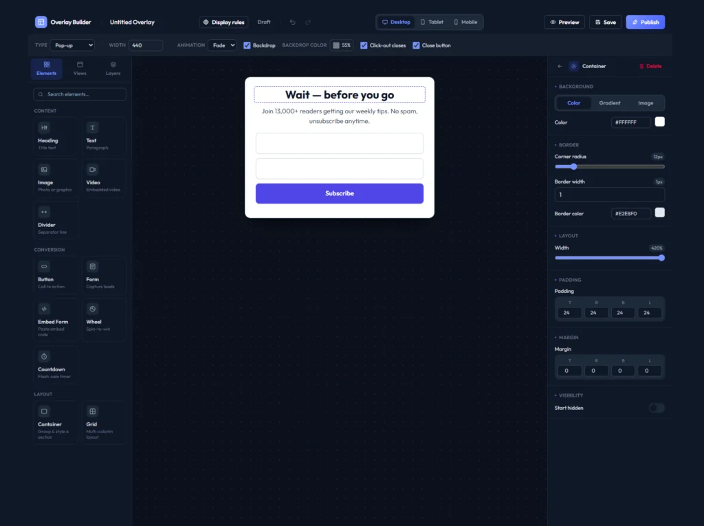 Overlay-Builder